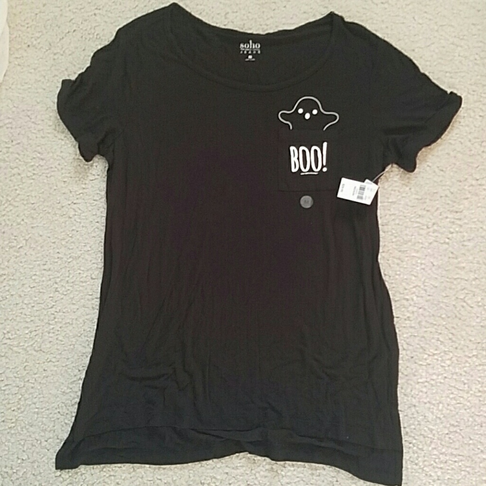 New York and Co black Halloween tee size medium NW